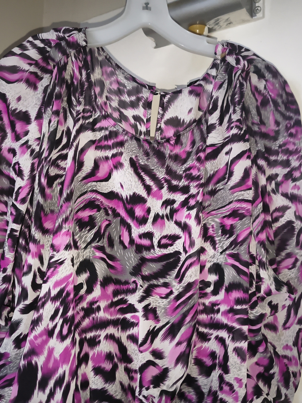 Ashley Stewart Pink, Black & White Animal-Print Dresses 18W